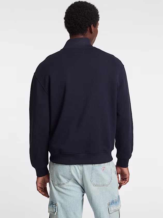 Half-Zip Logo Sweater - GUESS