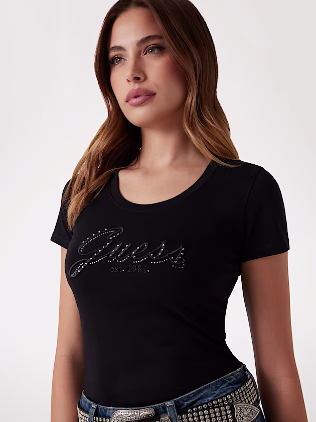 Embroidered logo T-shirt - GUESS