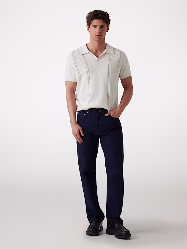 Silk-blend polo sweater - GUESS