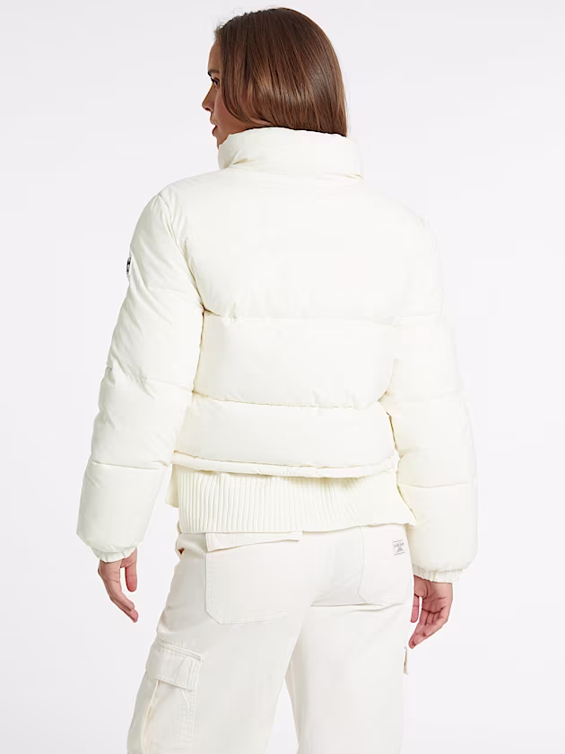 Crop Puffer Jacket - GUESS