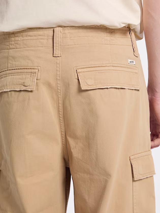 Twill Cargo Pants - GUESS