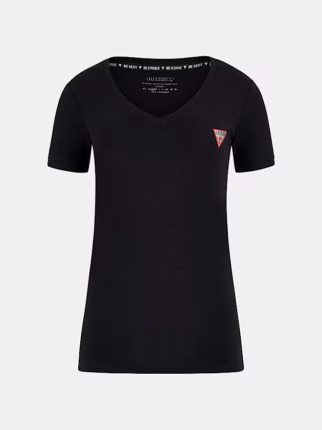 Small triangle logo stretch t-shirt - GUESS