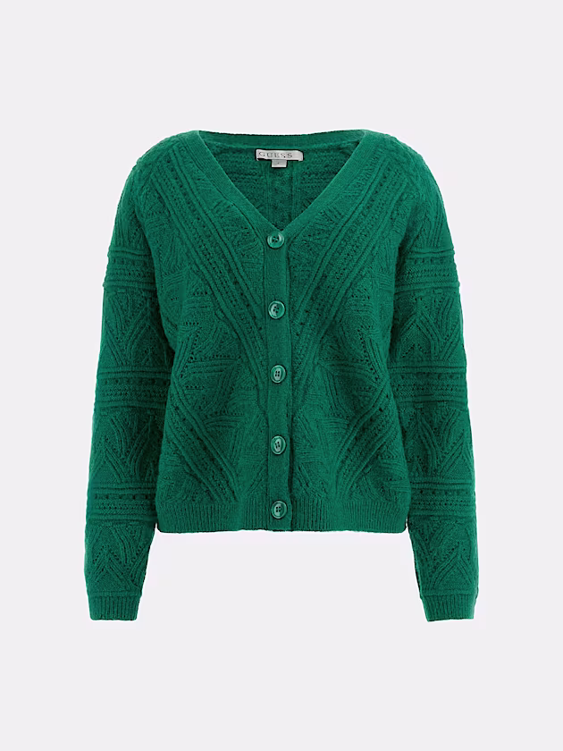 Alpaca wool-blend cardigan - GUESS