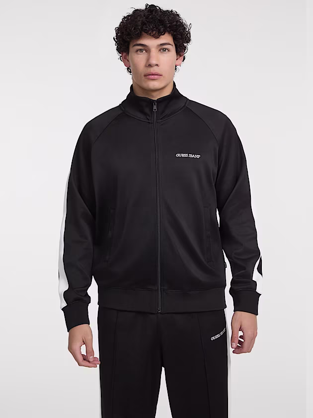 Contrasting side band sweatshirt - GUESS