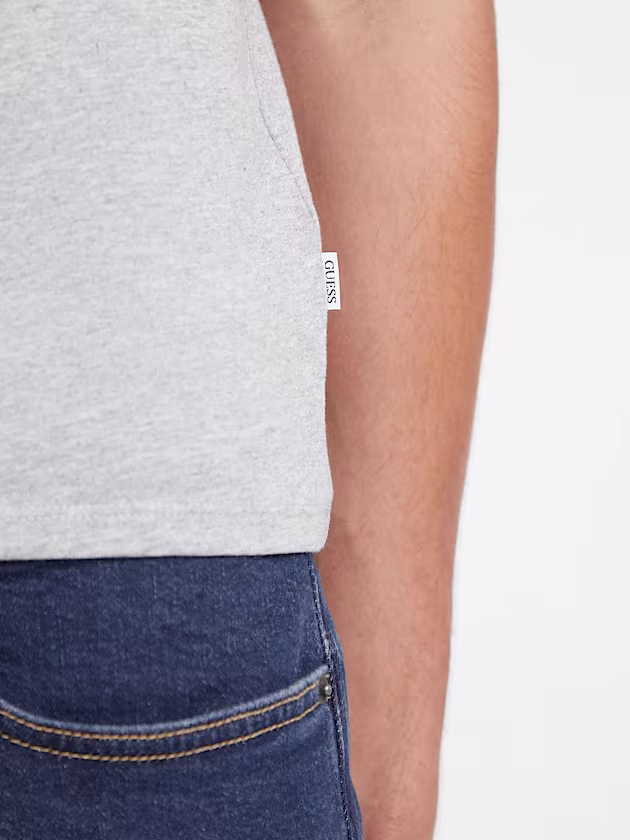 Slim Embroidered Logo Tee - GUESS