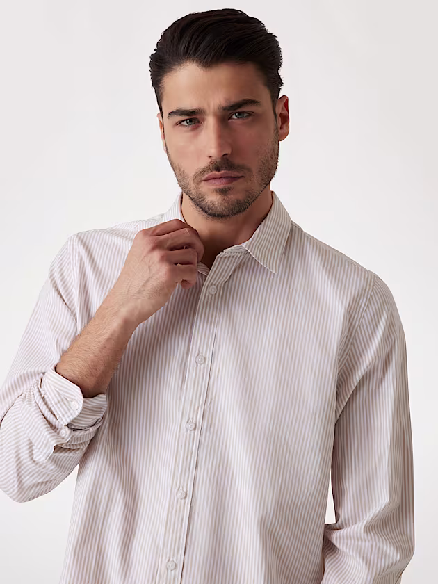 Striped Oxford shirt - GUESS