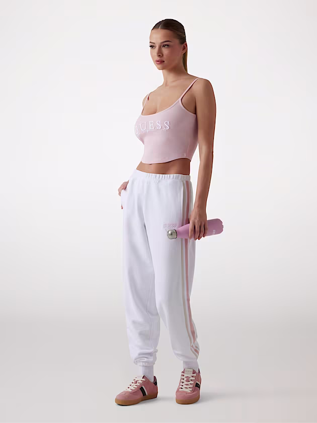 Cropped logo tank top - GUESS