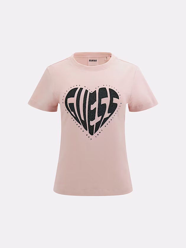 Rhinestone logo t-shirt - GUESS