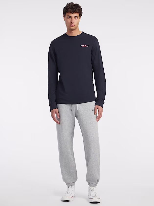 Slim American Tradition Long-Sleeve Tee - GUESS