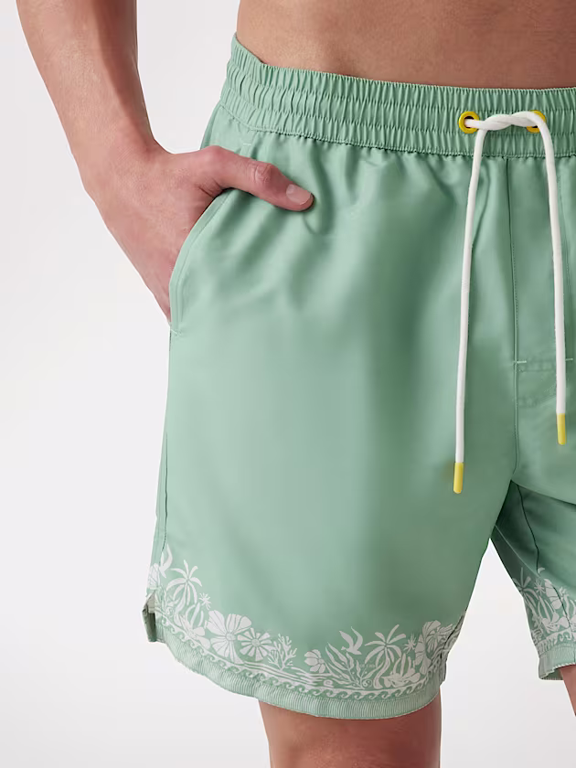 Twill swim trunks - GUESS