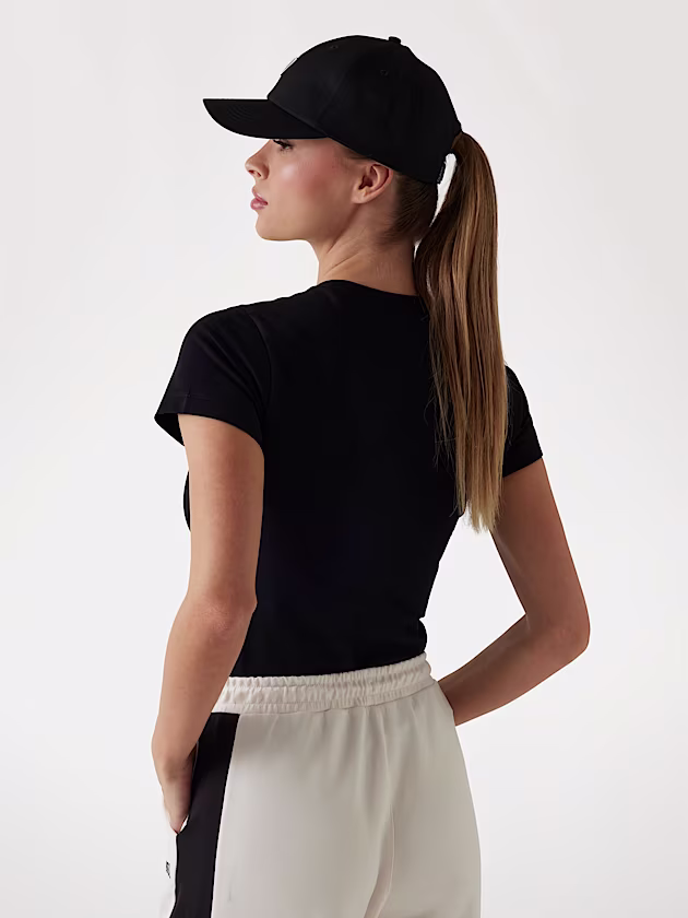 Front logo stretch t-shirt - GUESS