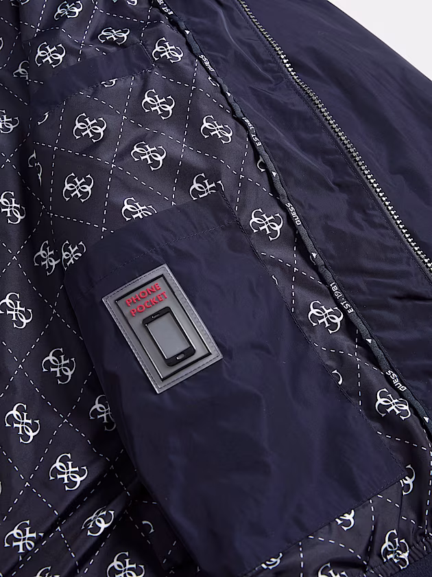 Satin bomber jacket - GUESS