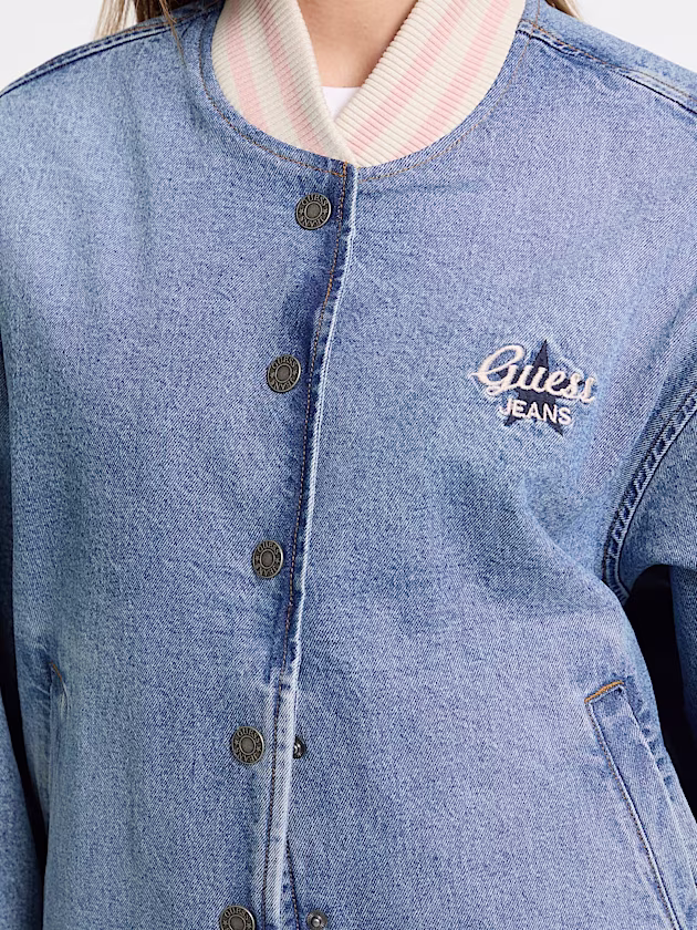 Denim bomber jacket - GUESS
