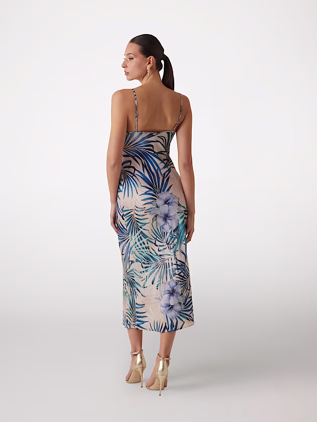 Satin midi dress - GUESS