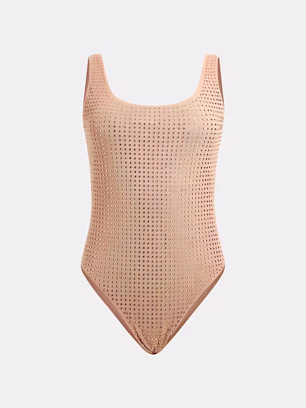 Rhinestones one piece - GUESS