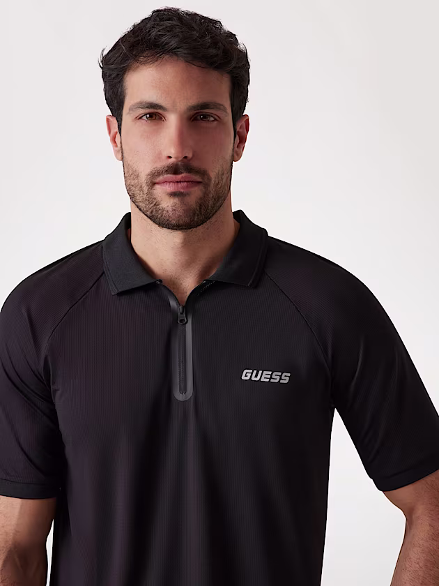 Half-zip polo shirt - GUESS