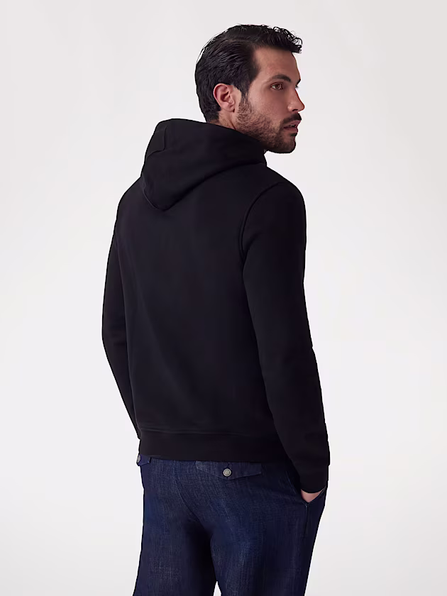 Terry logo hoodie sweatshirt - GUESS