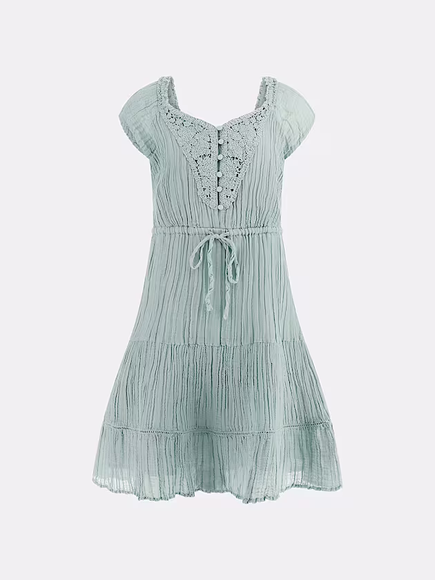 A-line gauze dress - GUESS