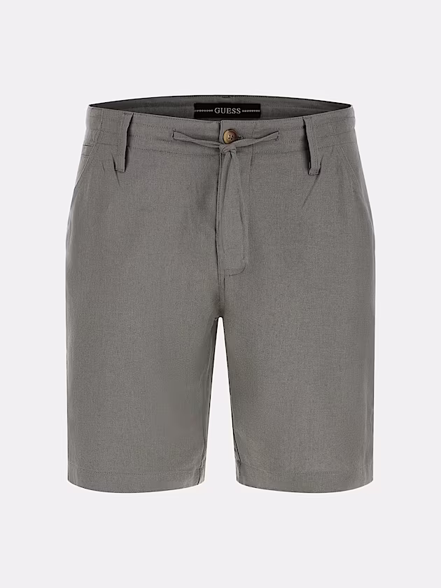 Linen-blend shorts - GUESS