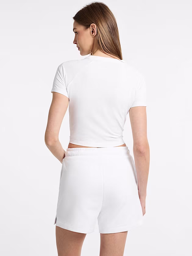 Cropped logo t-shirt - GUESS