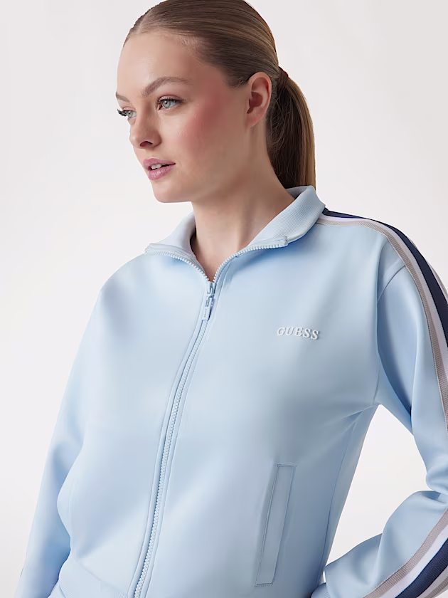 Zip-up logo sweatshirt - GUESS