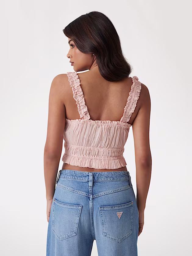 Lacy gauze top - GUESS