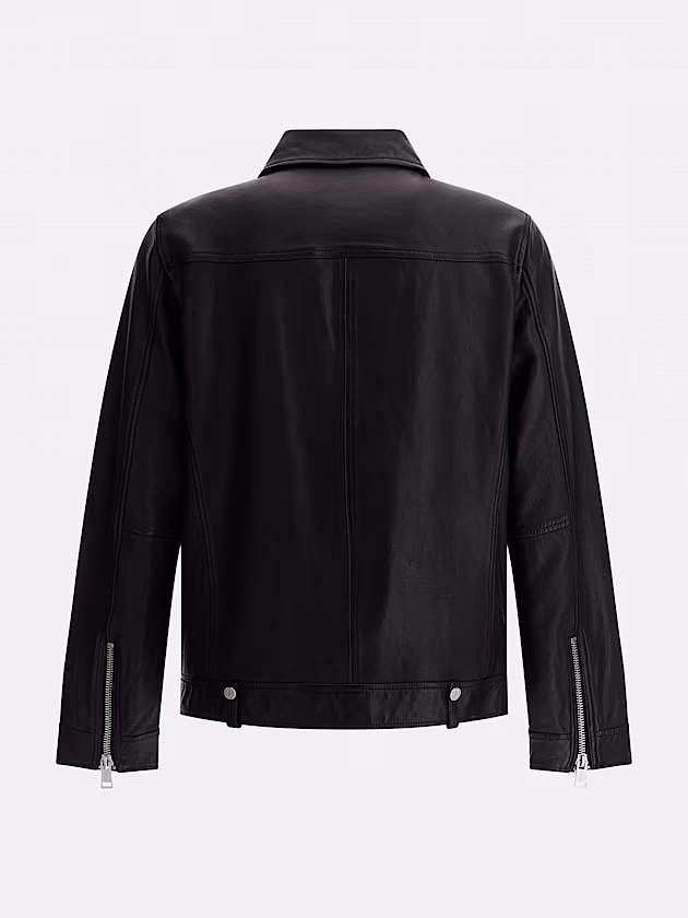 Genuine leather jacket - GUESS