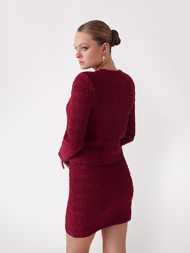 Marciano bouclé sweater jacket - GUESS