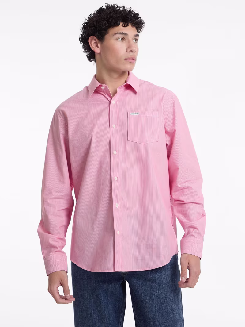 Striped Pocket Shirt - GUESS