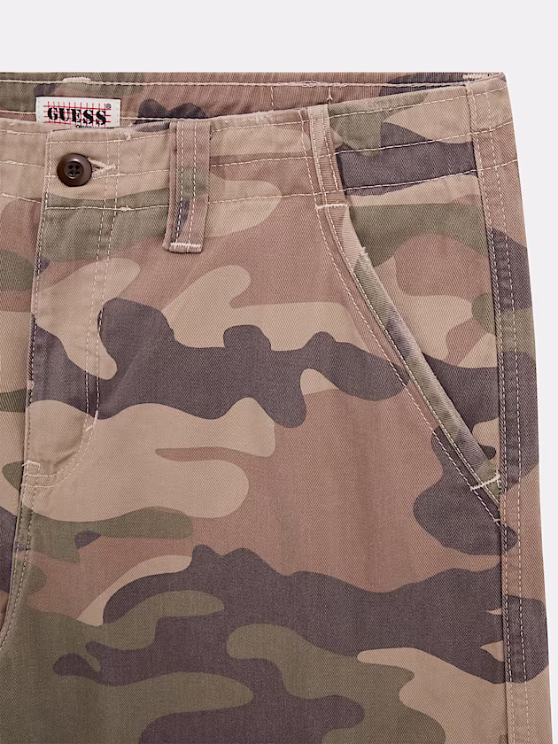 Twill cargo shorts - GUESS