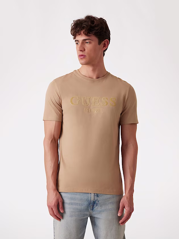 Flocked logo T-shirt - GUESS