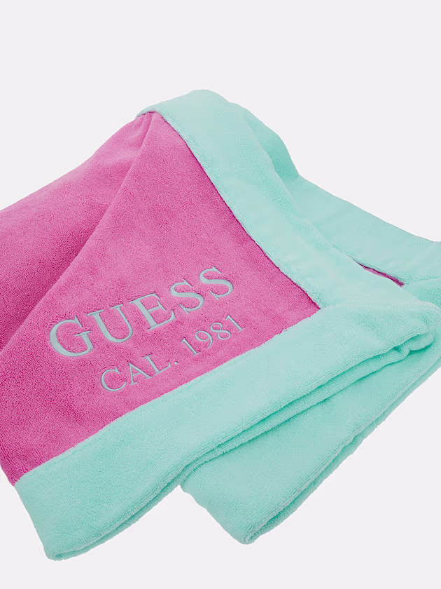 Logo beach towel - GUESS