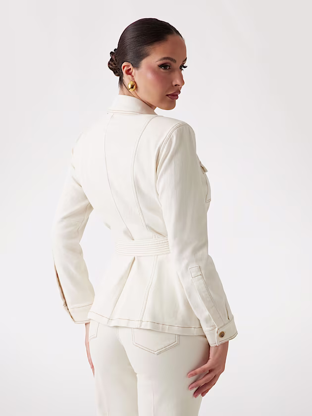 Marciano stretch denim safari jacket - GUESS