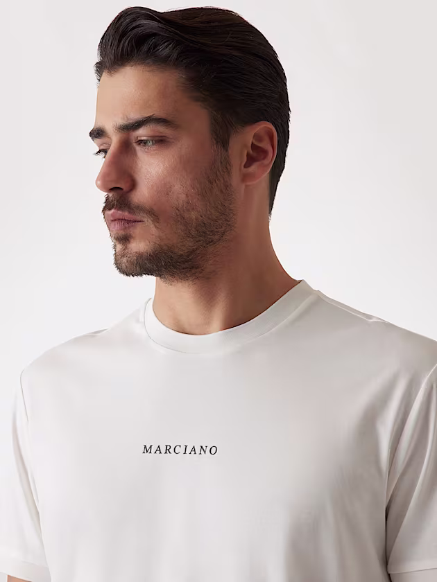Marciano silk-blend T-shirt - GUESS