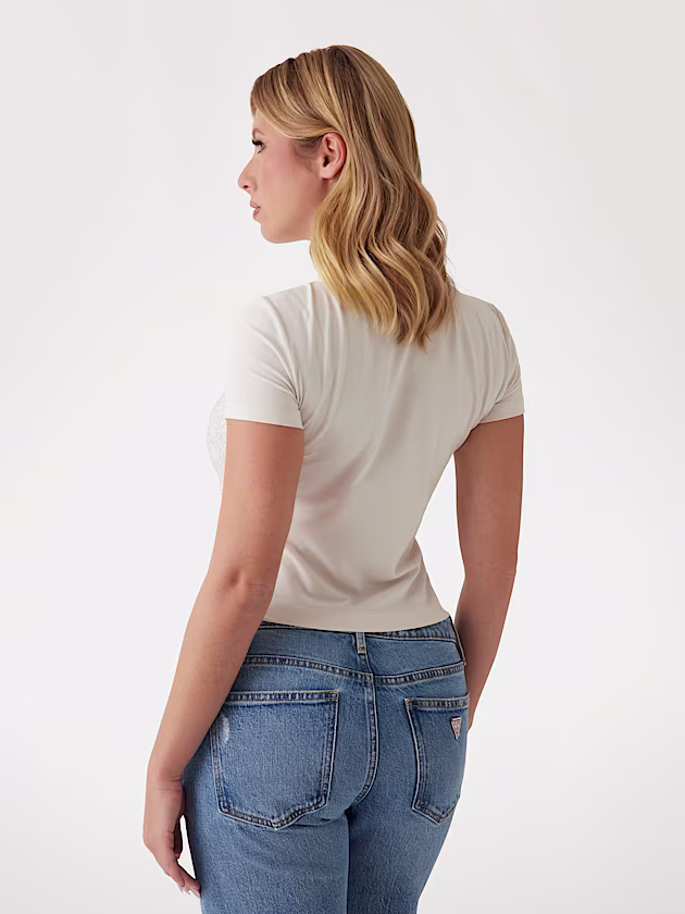 All-over chain logo T-shirt - GUESS