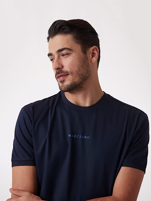 Marciano silk-blend T-shirt - GUESS