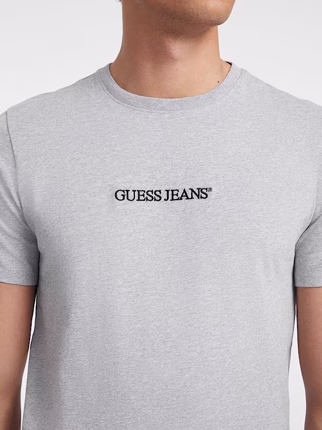 Slim Embroidered Logo Tee - GUESS