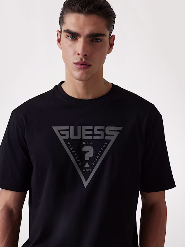 Triangle logo t-shirt - GUESS