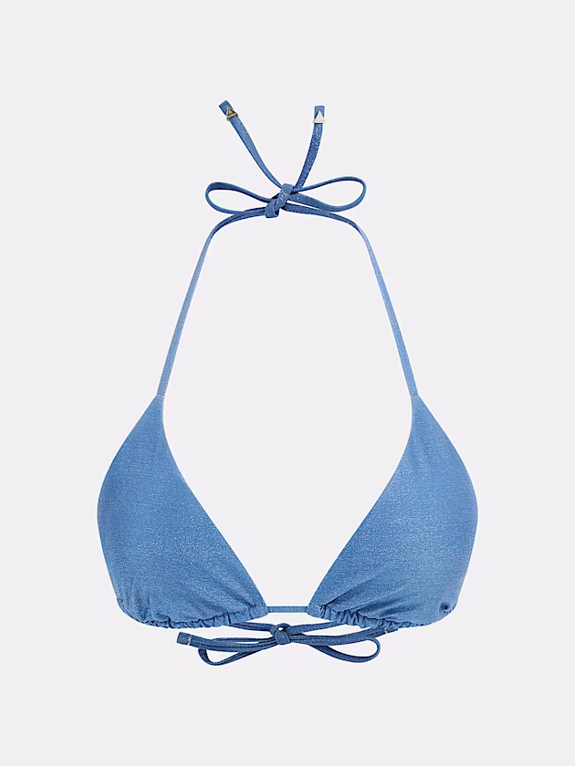 Lurex triangle bikini top - GUESS