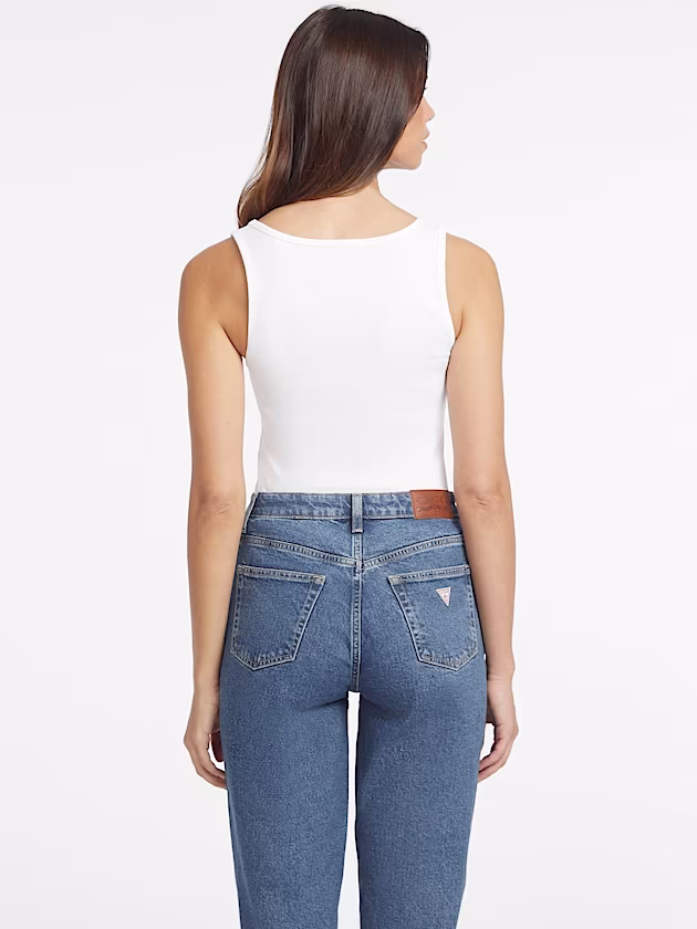 Slim Embroidered Star Tank - GUESS