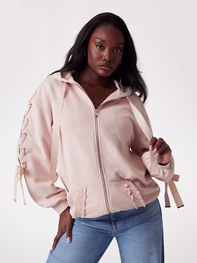 Lace up sweatshirt - GUESS