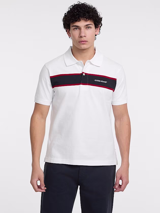 Logo embroidery polo - GUESS