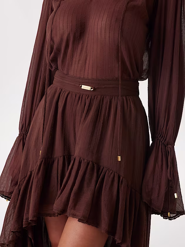 Marciano flounced long skirt - GUESS