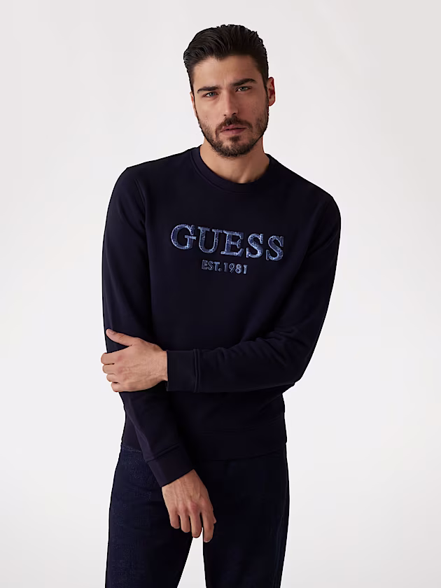 Embroidered logo sweatshirt - GUESS
