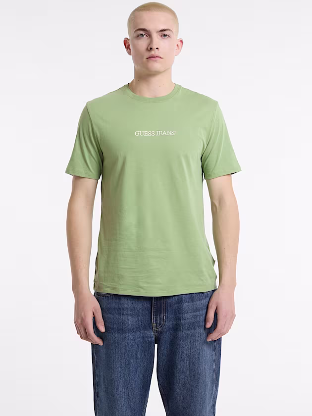 Slim Embroidered Logo Tee - GUESS