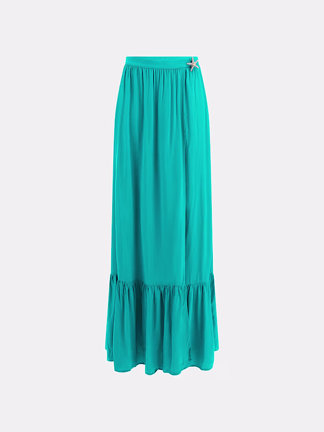 Flowing flounced skirt - GUESS