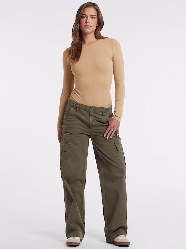 Embroidered Logo Bodysuit - GUESS