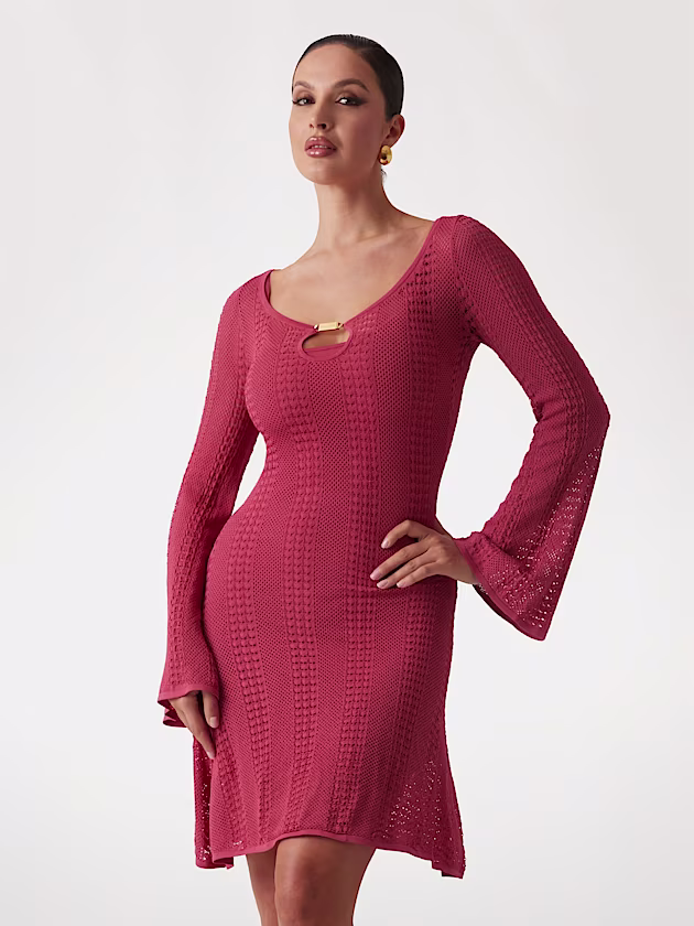 Marciano fit-and-flare mini dress - GUESS