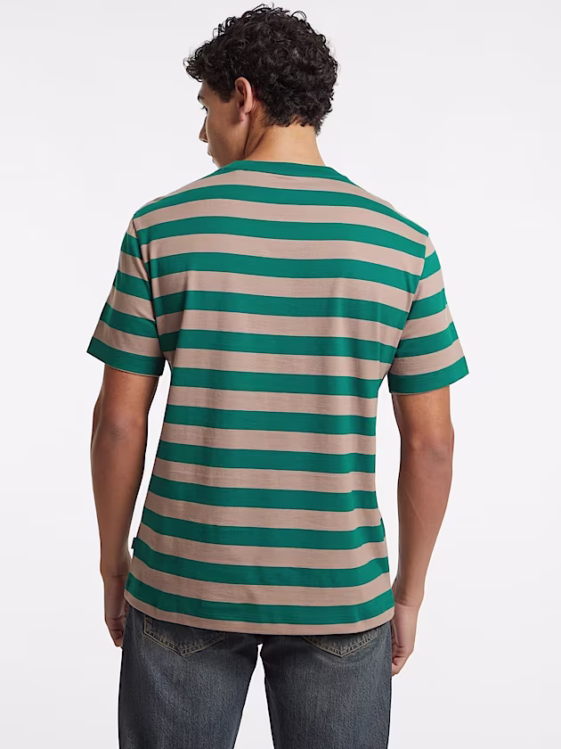 Striped Logo Tee - GUESS