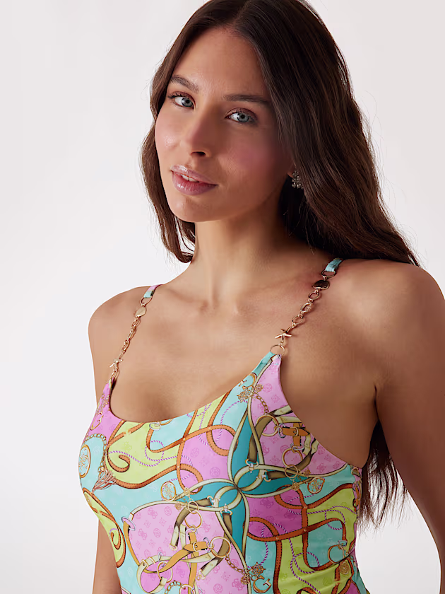 Printed one-piece swimsuit - GUESS